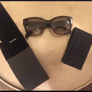 Prada Women’s Tortoise Brown Sunglasses